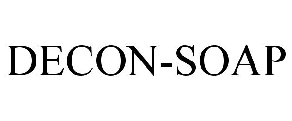 Trademark Logo DECON-SOAP