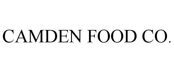  CAMDEN FOOD CO.