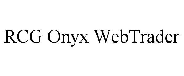  RCG ONYX WEBTRADER