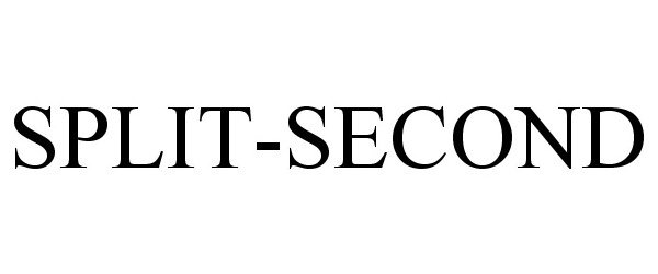  SPLIT/SECOND
