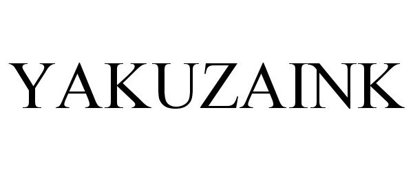 Trademark Logo YAKUZAINK