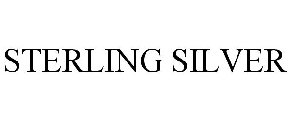 Trademark Logo STERLING SILVER