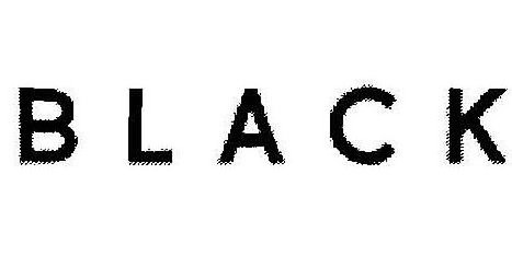 Trademark Logo BLACK