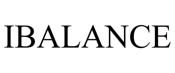 Trademark Logo IBALANCE