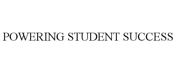 Trademark Logo POWERING STUDENT SUCCESS