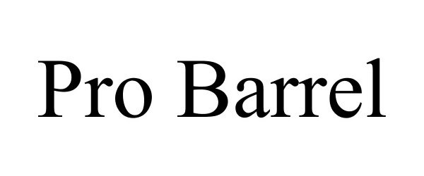 Trademark Logo PRO BARREL