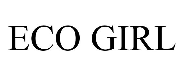 Trademark Logo ECO GIRL