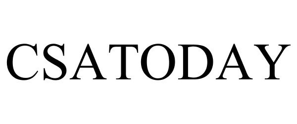Trademark Logo CSATODAY