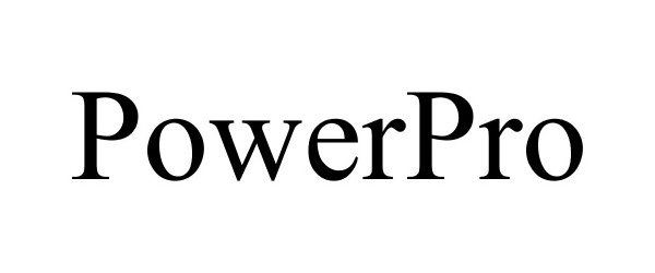 Trademark Logo POWERPRO