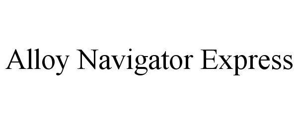 ALLOY NAVIGATOR EXPRESS