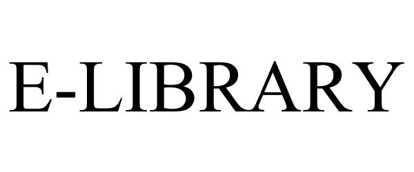 Trademark Logo E-LIBRARY