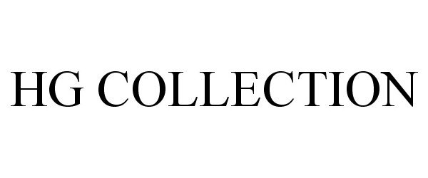 Trademark Logo HG COLLECTION