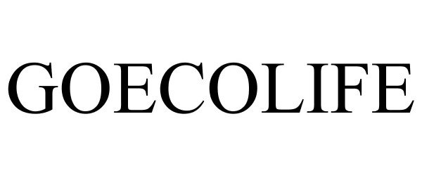 Trademark Logo GOECOLIFE