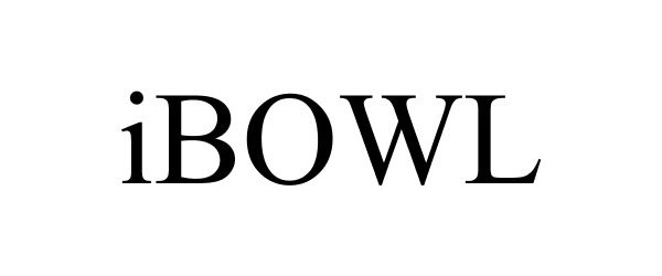 Trademark Logo IBOWL