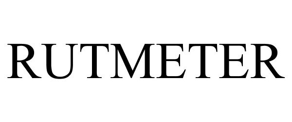 Trademark Logo RUTMETER