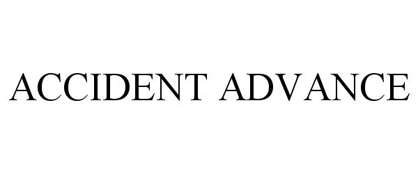 Trademark Logo ACCIDENT ADVANCE