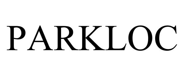 Trademark Logo PARKLOC
