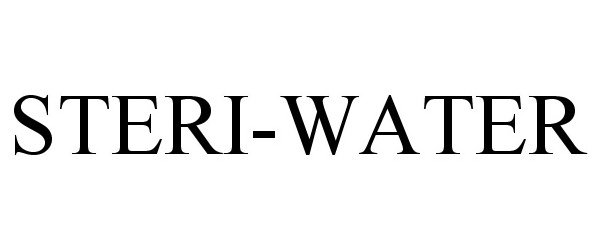 Trademark Logo STERI-WATER