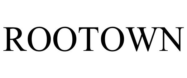 Trademark Logo ROOTOWN
