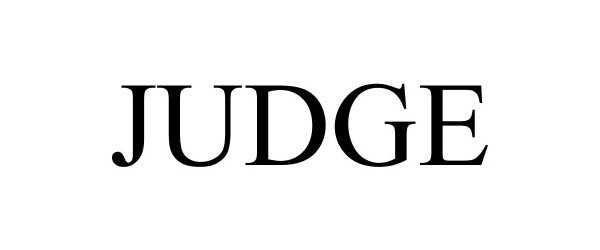 Trademark Logo JUDGE