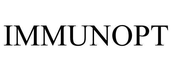 Trademark Logo IMMUNOPT