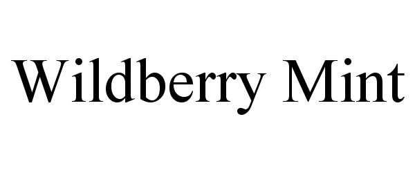 Trademark Logo WILDBERRY MINT