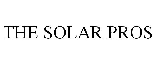  THE SOLAR PROS