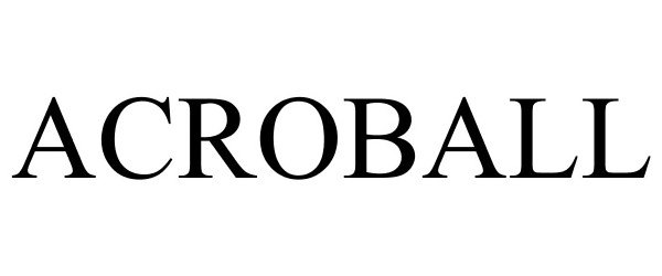 Trademark Logo ACROBALL
