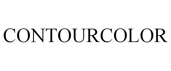 Trademark Logo CONTOURCOLOR