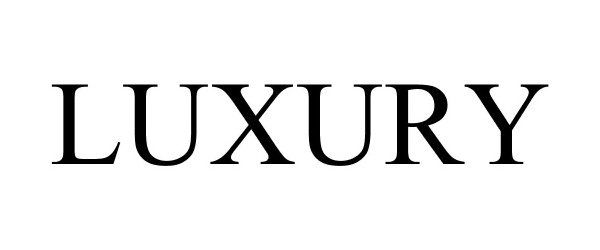 Trademark Logo LUXURY