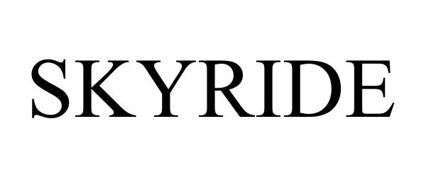 Trademark Logo SKYRIDE