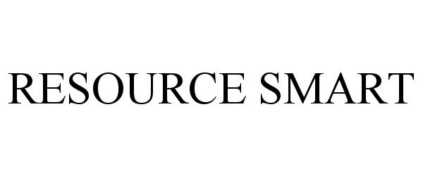 Trademark Logo RESOURCE SMART
