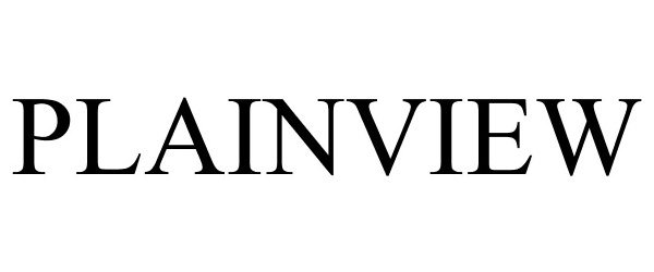 Trademark Logo PLAINVIEW