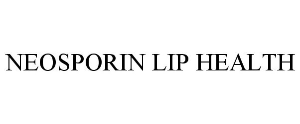 Trademark Logo NEOSPORIN LIP HEALTH