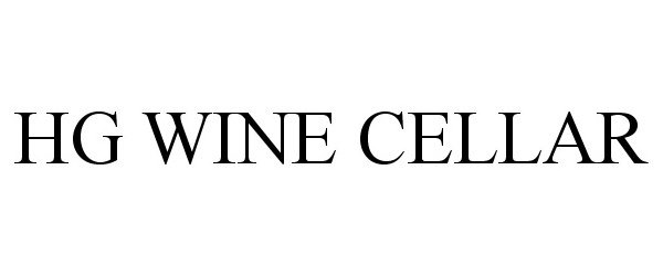 Trademark Logo HG WINE CELLAR