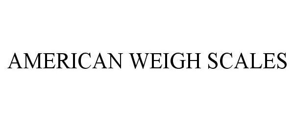  AMERICAN WEIGH SCALES