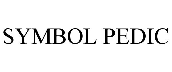 Trademark Logo SYMBOL PEDIC