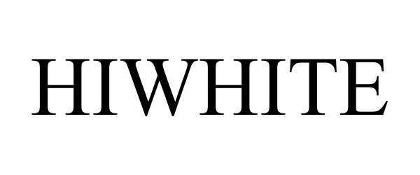 Trademark Logo HIWHITE
