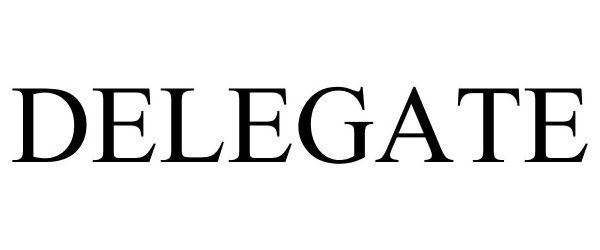 Trademark Logo DELEGATE
