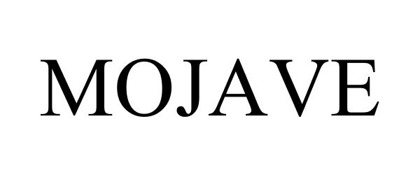 Trademark Logo MOJAVE