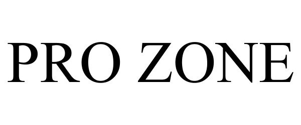 Trademark Logo PRO ZONE
