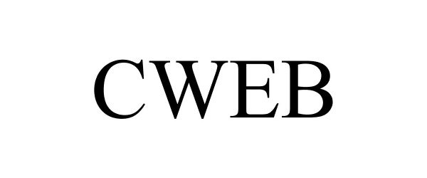 Trademark Logo CWEB