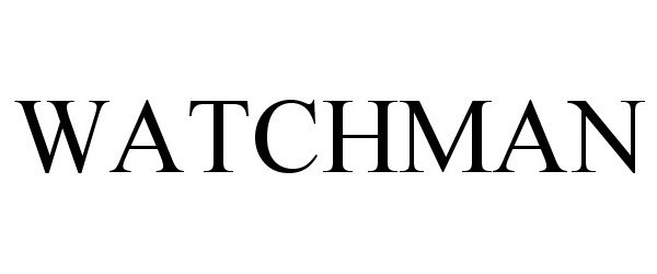 Trademark Logo WATCHMAN