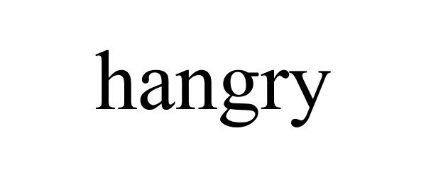 Trademark Logo HANGRY