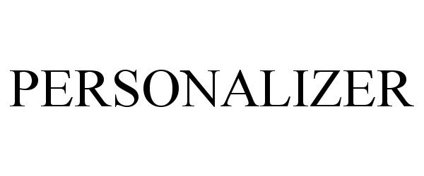 Trademark Logo PERSONALIZER