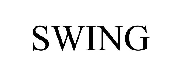 Trademark Logo SWING