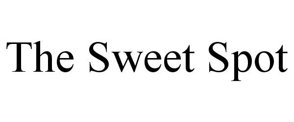 Trademark Logo THE SWEET SPOT