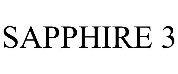 Trademark Logo SAPPHIRE 3