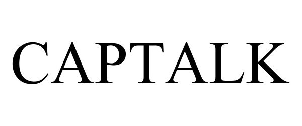 Trademark Logo CAPTALK