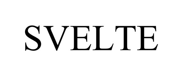 Trademark Logo SVELTE